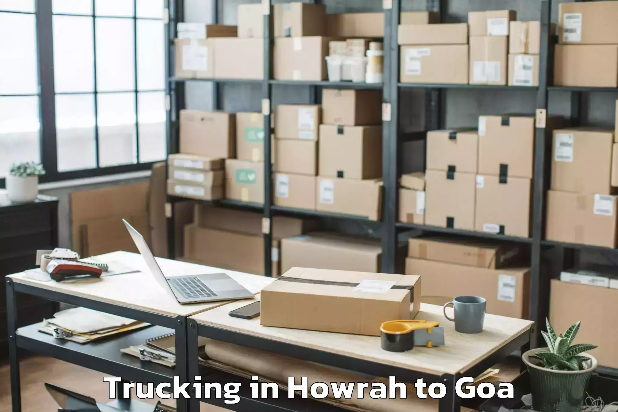 Leading Howrah to Cortalim Trucking Provider